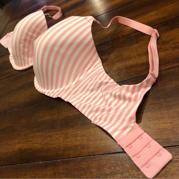 Pink stripe Demi cup VS bra - Picture 3 of 10